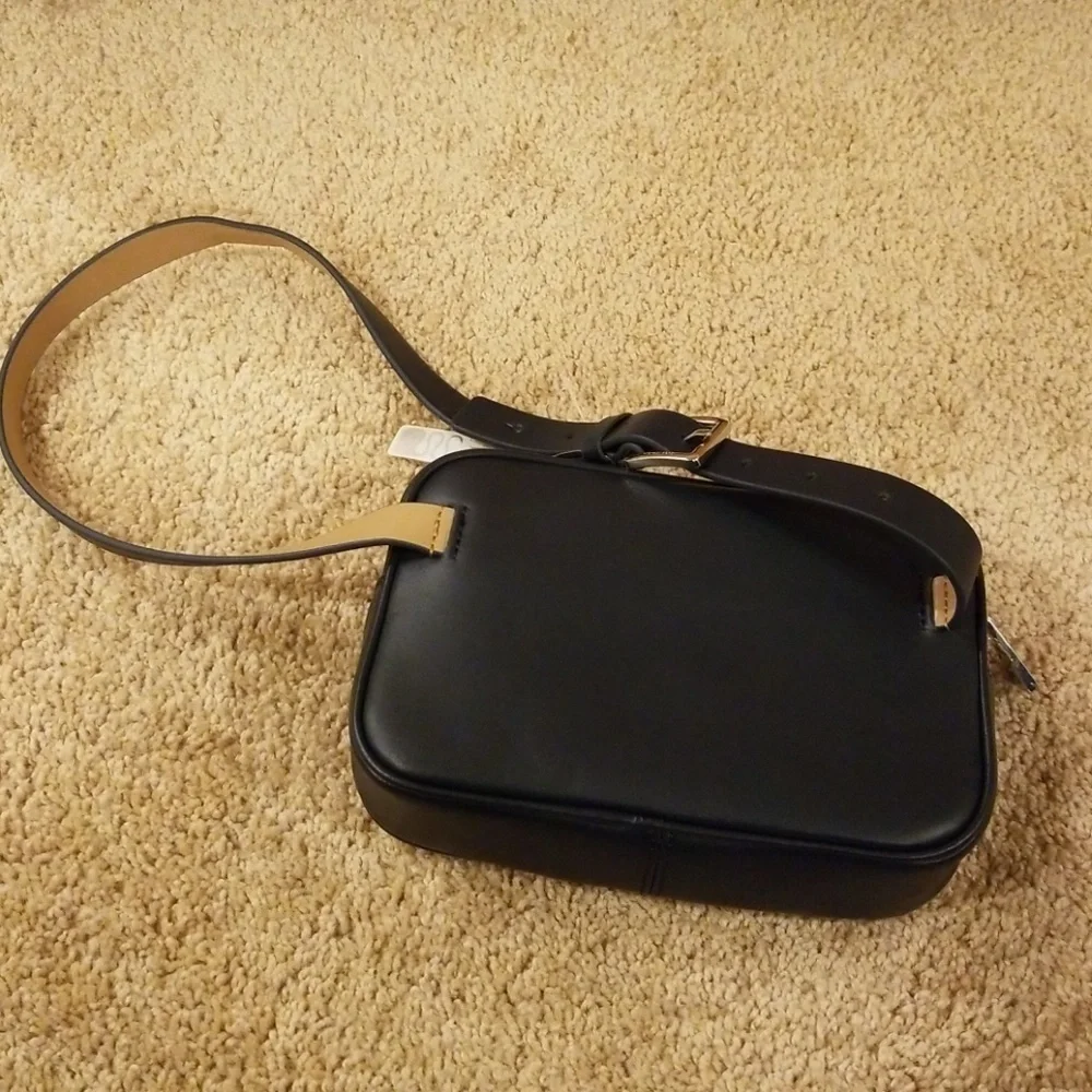 New! MICHAEL KORS Blue Suede Fanny Pack